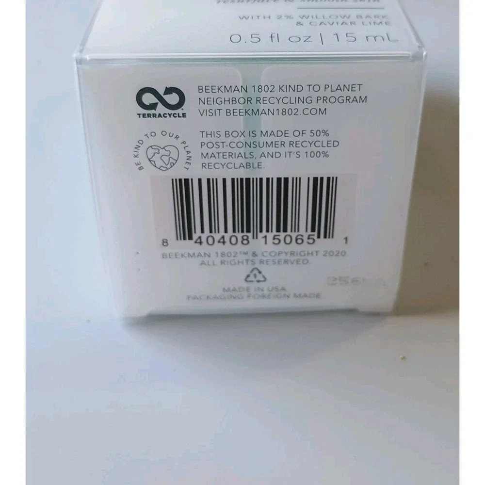 Beekman 1802 Smooth Booster 0.5 oz Willow Bark Alt-BHA‎ Resurfacing Serum